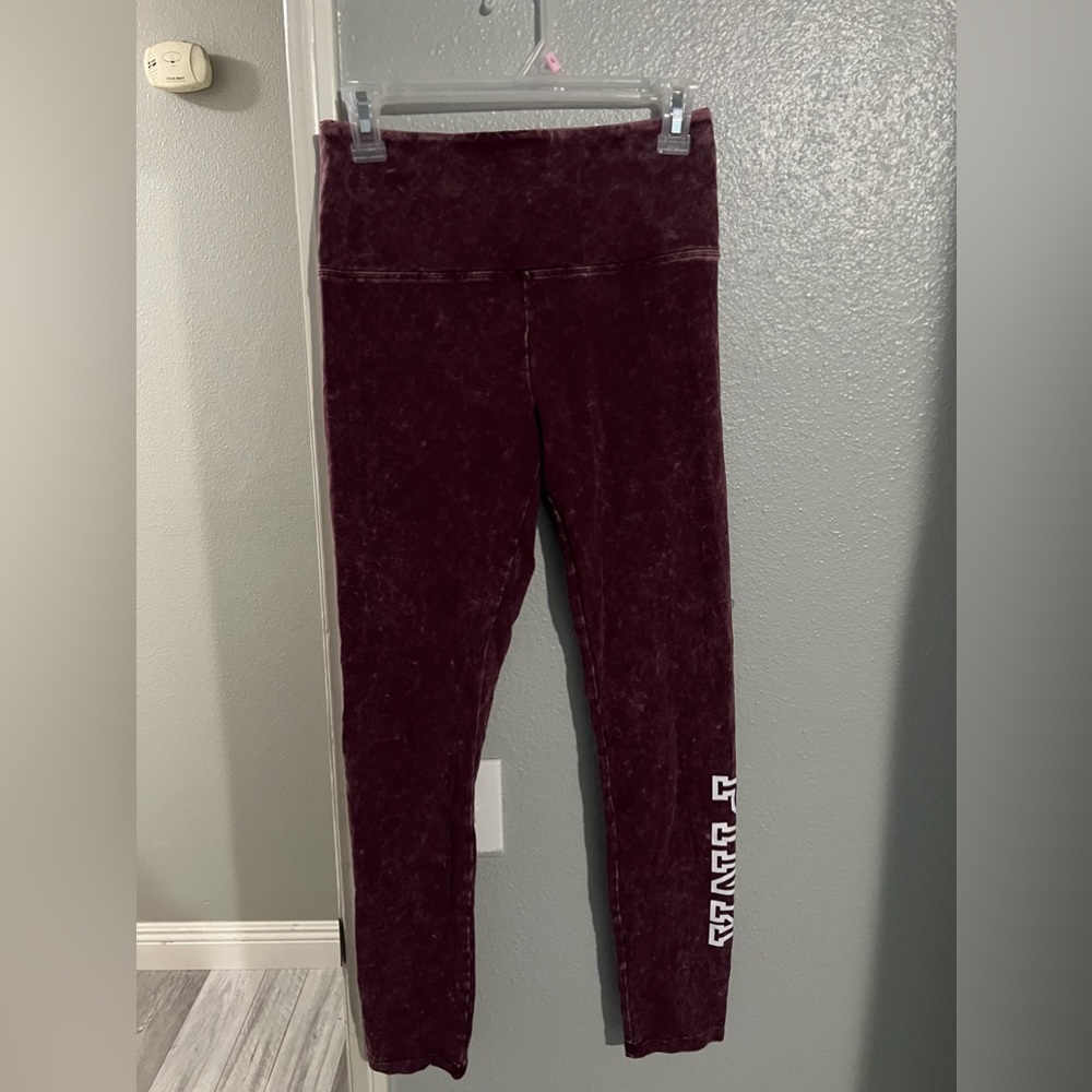 Pink yoga pants